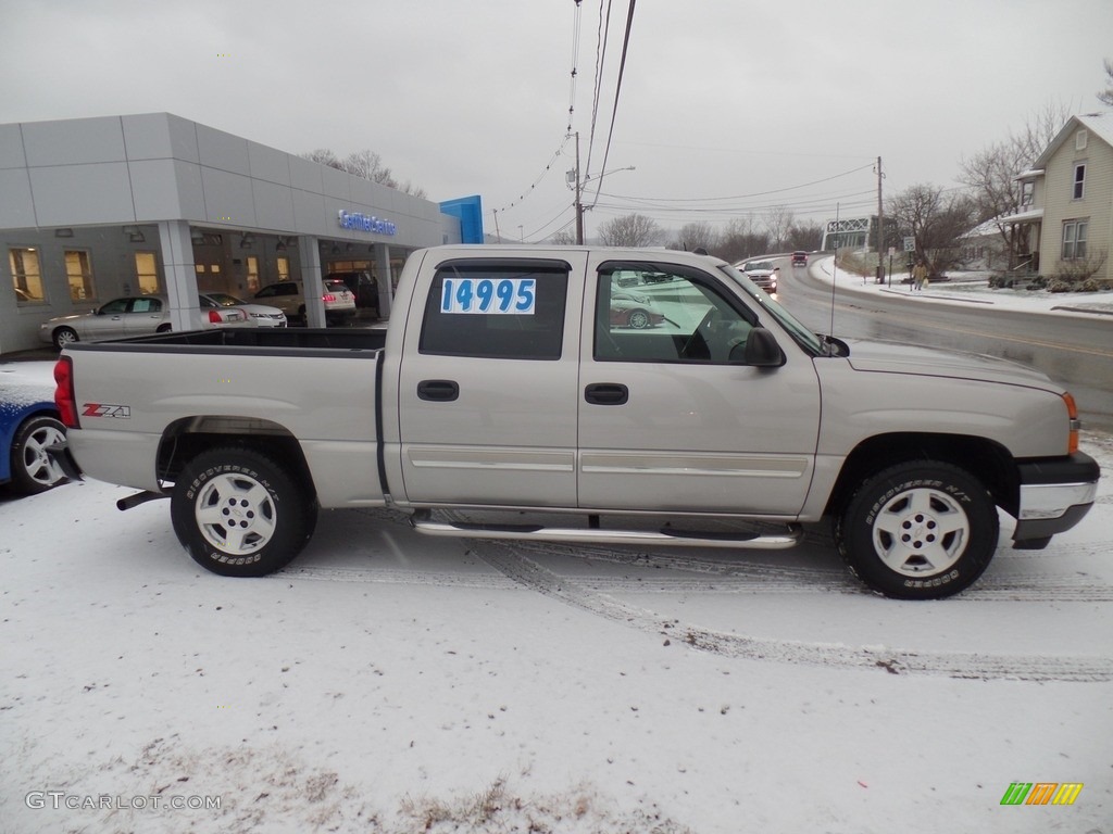 2005 Silverado 1500 Z71 Crew Cab 4x4 - Silver Birch Metallic / Dark Charcoal photo #5