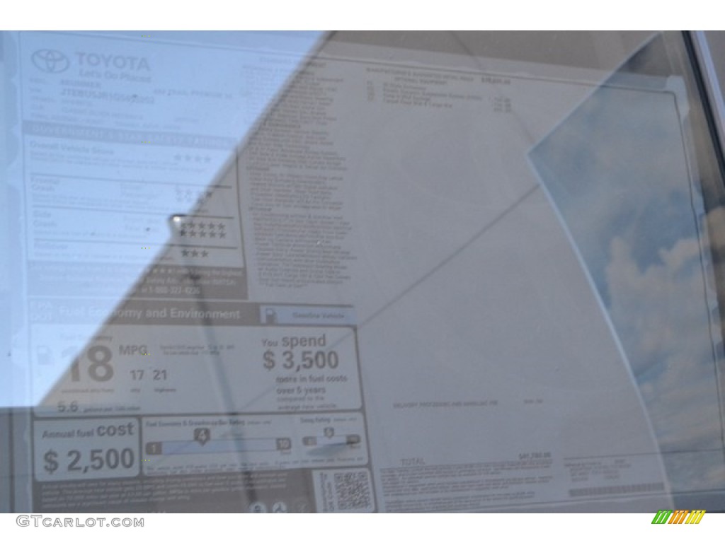 2016 4Runner Trail Premium 4x4 - Classic Silver Metallic / Black photo #10