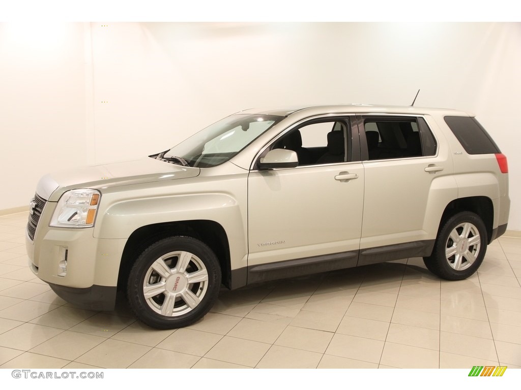 2014 Terrain SLE AWD - Champagne Silver Metallic / Jet Black photo #3