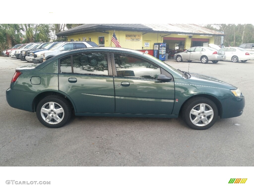 2007 ION 2 Sedan - Cypress Green / Tan photo #2