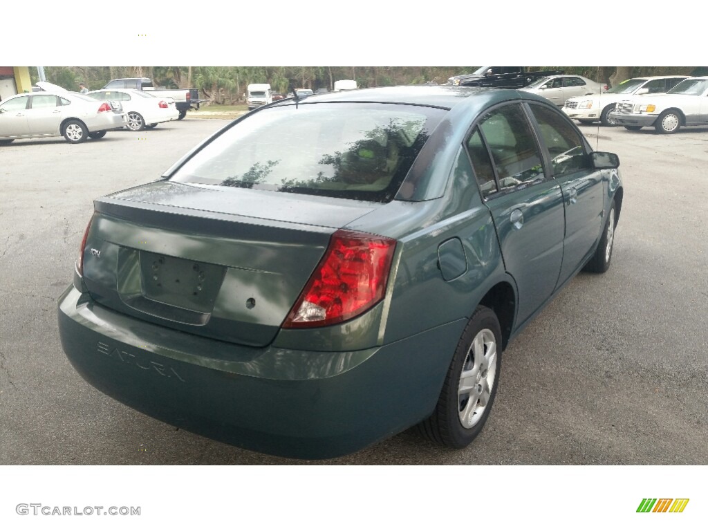2007 ION 2 Sedan - Cypress Green / Tan photo #3