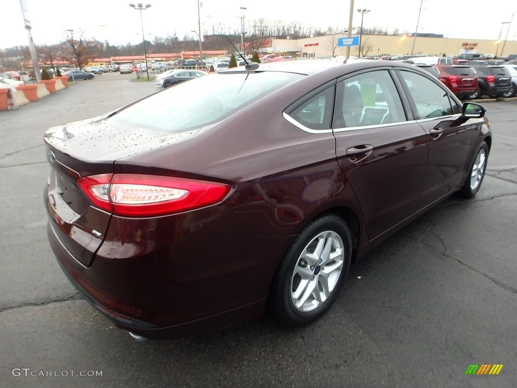 2013 Fusion SE - Bordeaux Reserve Red Metallic / Charcoal Black photo #7