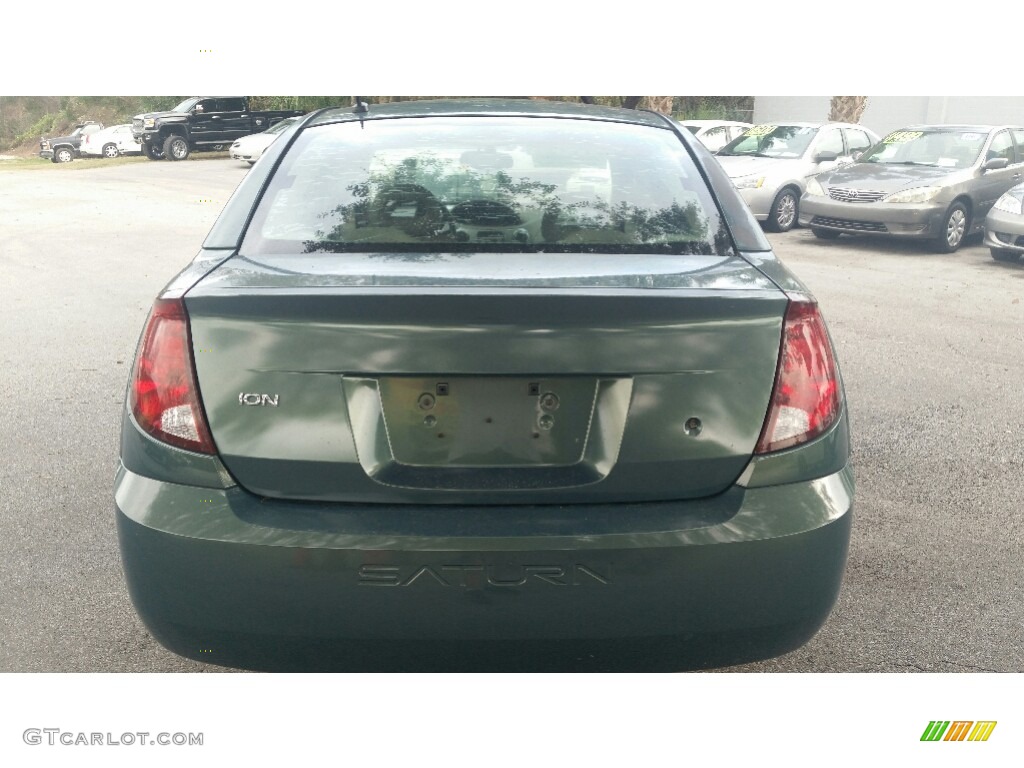 2007 ION 2 Sedan - Cypress Green / Tan photo #4