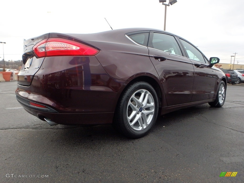 2013 Fusion SE - Bordeaux Reserve Red Metallic / Charcoal Black photo #8