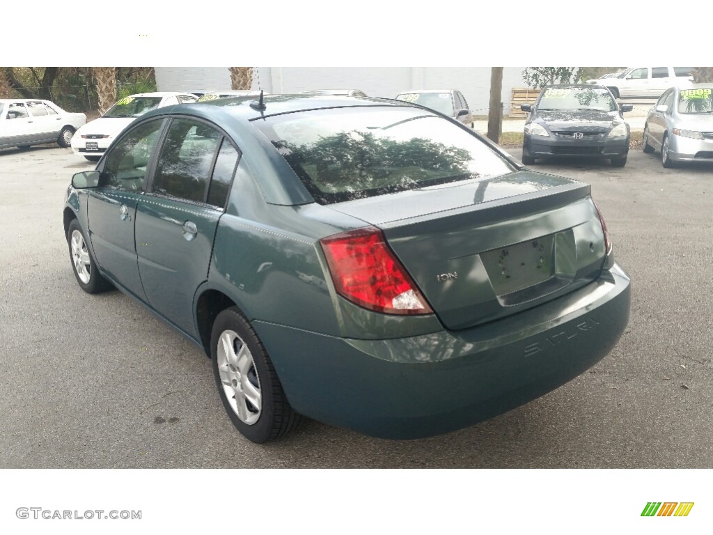 2007 ION 2 Sedan - Cypress Green / Tan photo #5