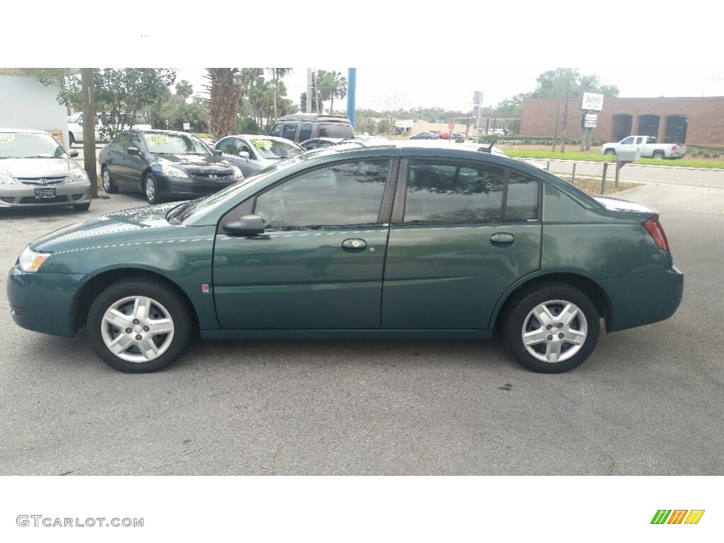 2007 ION 2 Sedan - Cypress Green / Tan photo #6