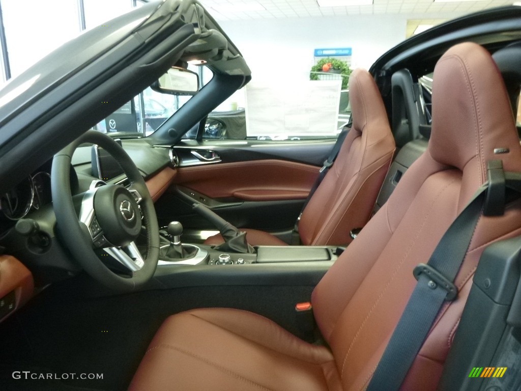 Tan Interior 2017 Mazda MX-5 Miata RF Grand Touring Photo #117831668