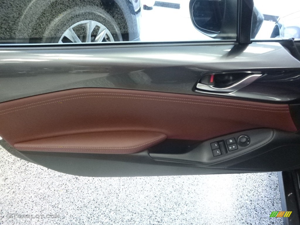 2017 Mazda MX-5 Miata RF Grand Touring Tan Door Panel Photo #117831716
