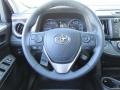 Black 2017 Toyota RAV4 XLE Steering Wheel