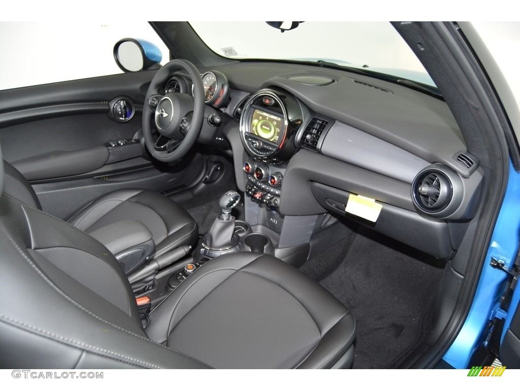 Carbon Black Interior 2017 Mini Convertible Cooper Photo #117834086