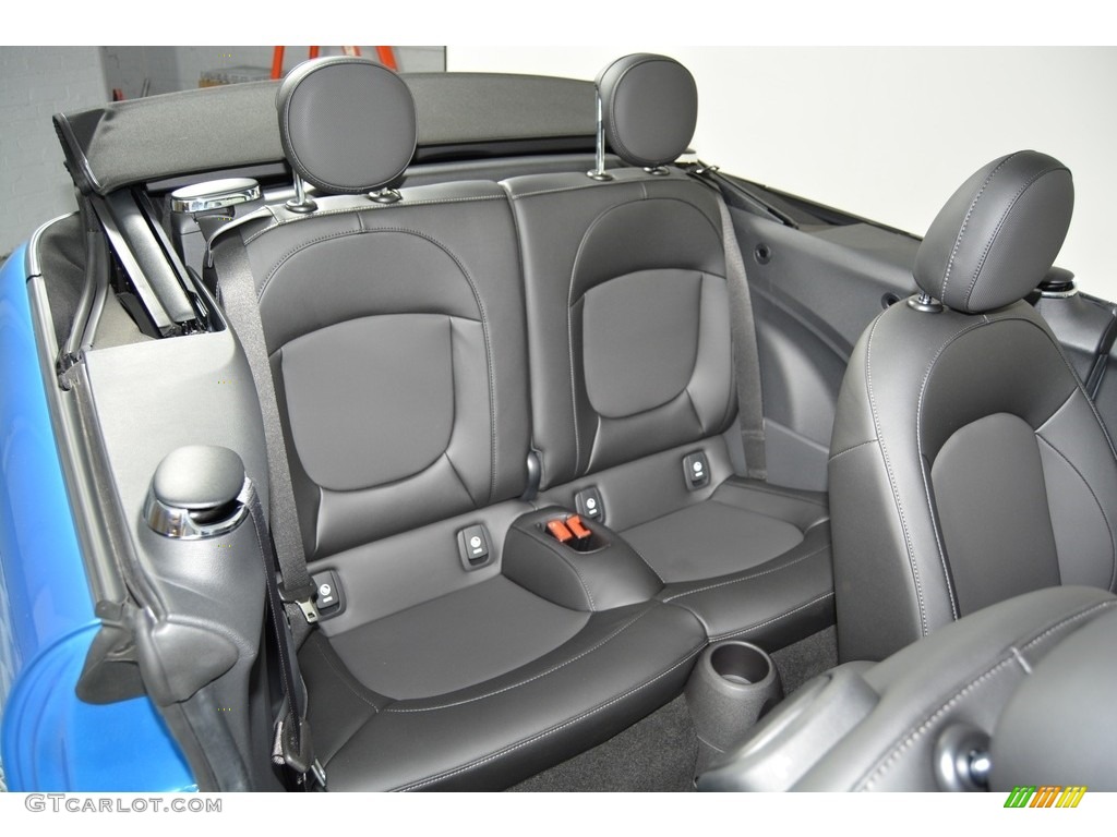 Carbon Black Interior 2017 Mini Convertible Cooper Photo #117834146