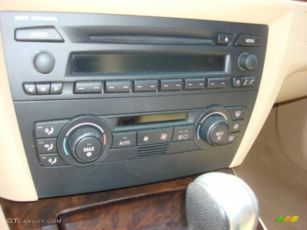 2006 3 Series 325i Sedan - Jet Black / Sand photo #16