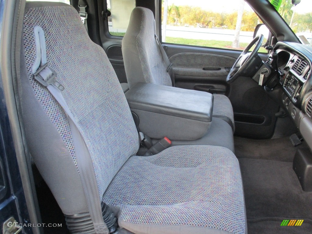 2001 Ram 1500 ST Club Cab - Patriot Blue Pearl / Agate photo #16