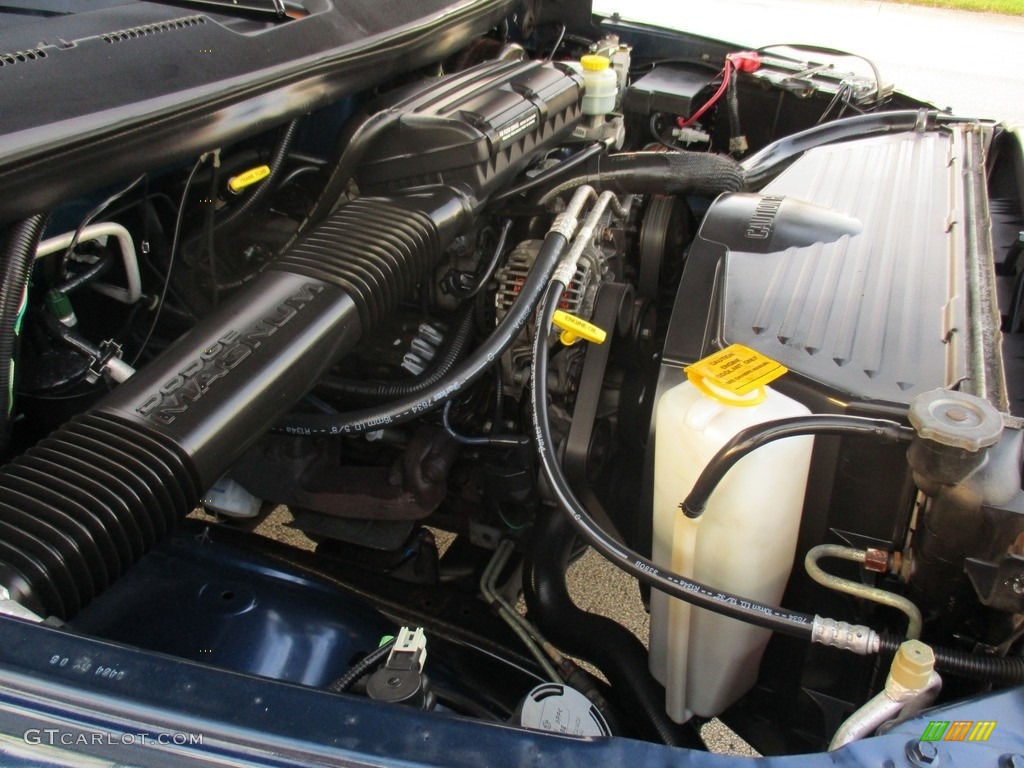 2001 Ram 1500 ST Club Cab - Patriot Blue Pearl / Agate photo #22