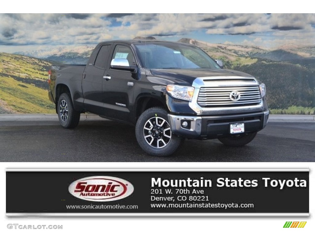 2017 Tundra Limited Double Cab 4x4 - Midnight Black Metallic / Graphite photo #1