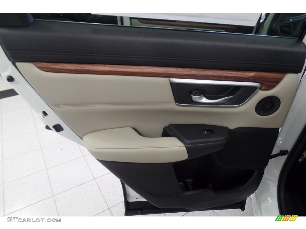 2017 CR-V Touring AWD - White Diamond Pearl / Ivory photo #6