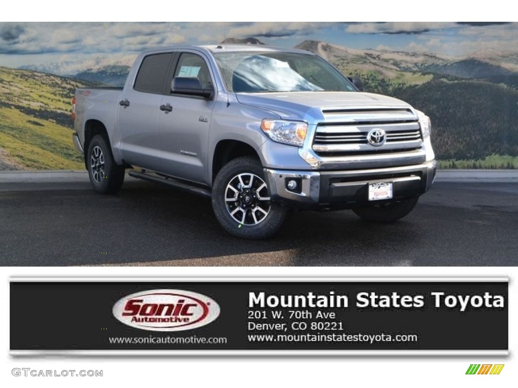 2017 Tundra SR5 CrewMax 4x4 - Silver Sky Metallic / Graphite photo #1