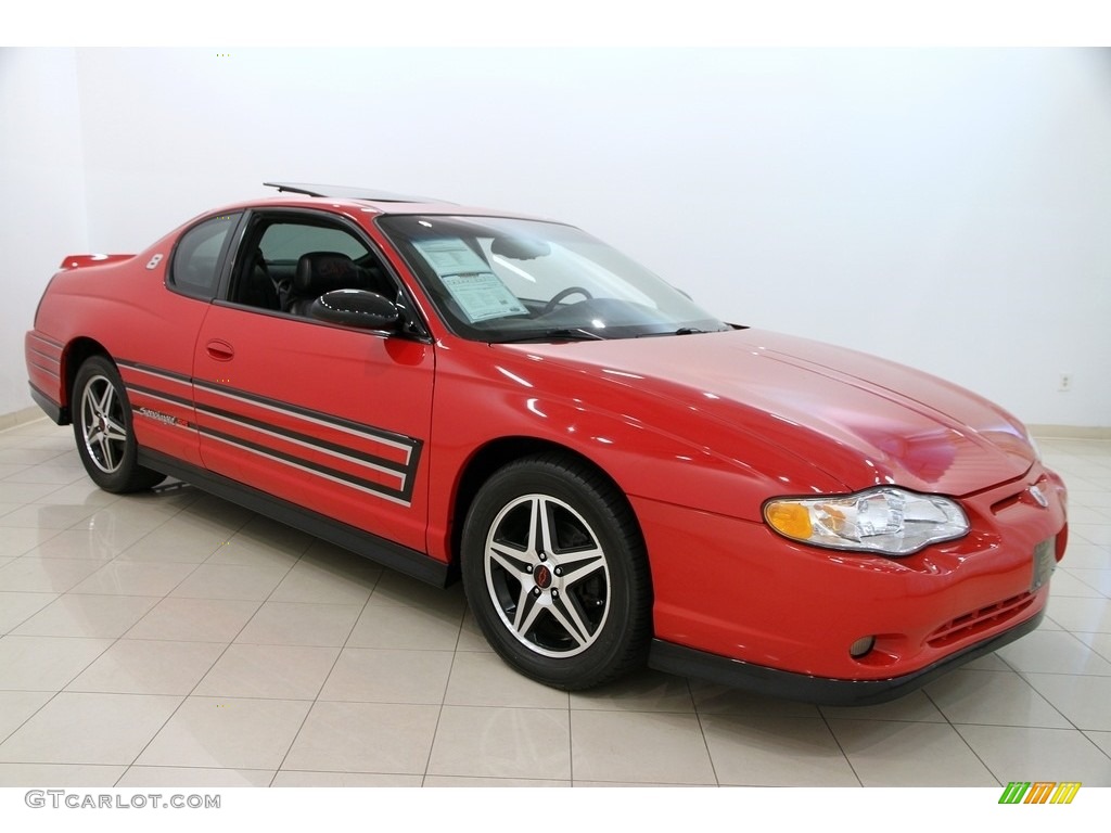 2004 Monte Carlo Supercharged SS - Victory Red / Ebony Black photo #1