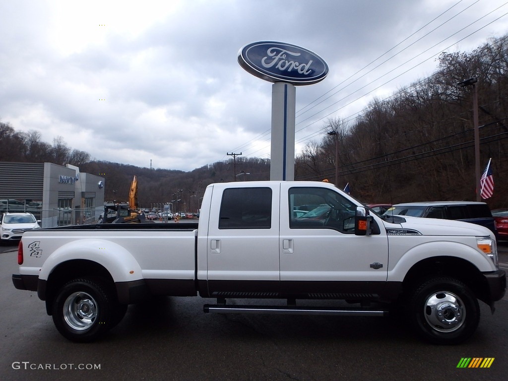 2016 F350 Super Duty  King Ranch Crew Cab 4x4 DRW - Oxford White / King Ranch Mesa/Black photo #1