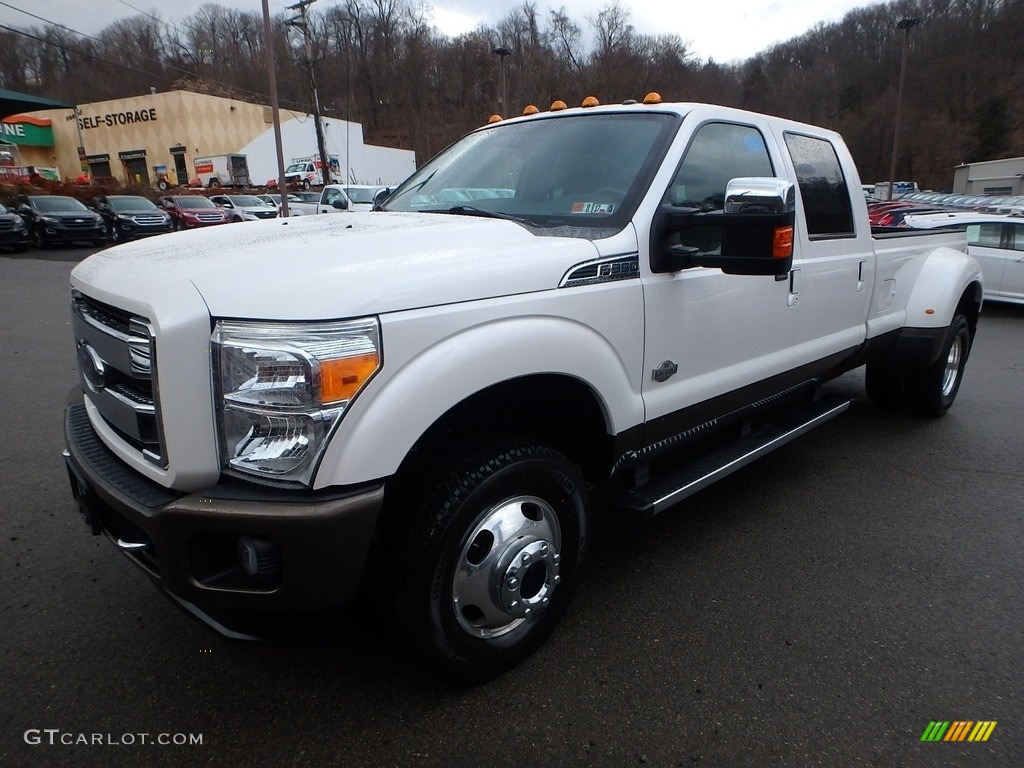Oxford White 2016 Ford F350 Super Duty  King Ranch Crew Cab 4x4 DRW Exterior Photo #117841020