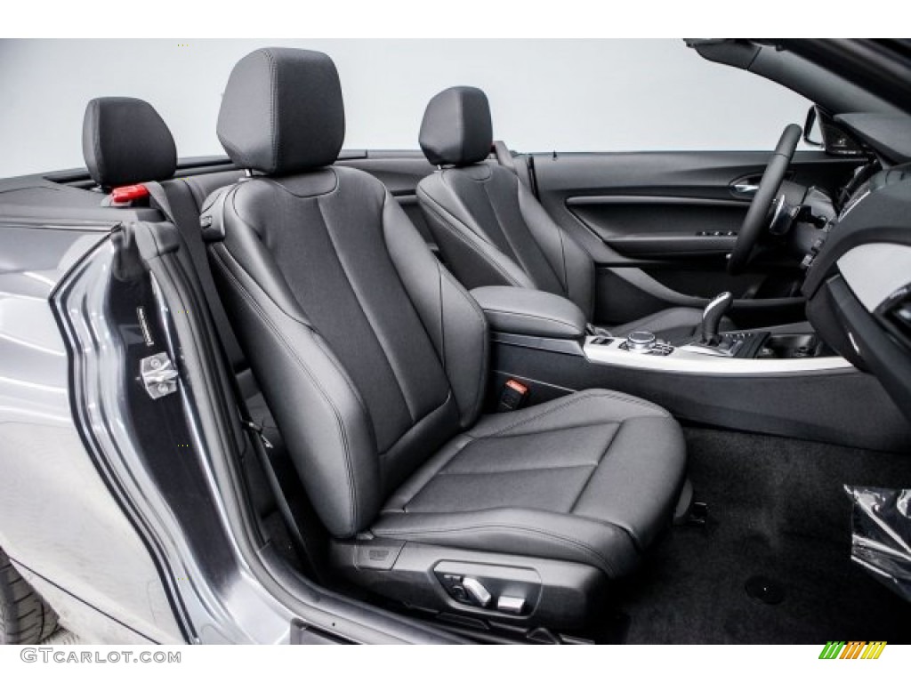Black Interior 2017 BMW 2 Series M240i Convertible Photo #117841996