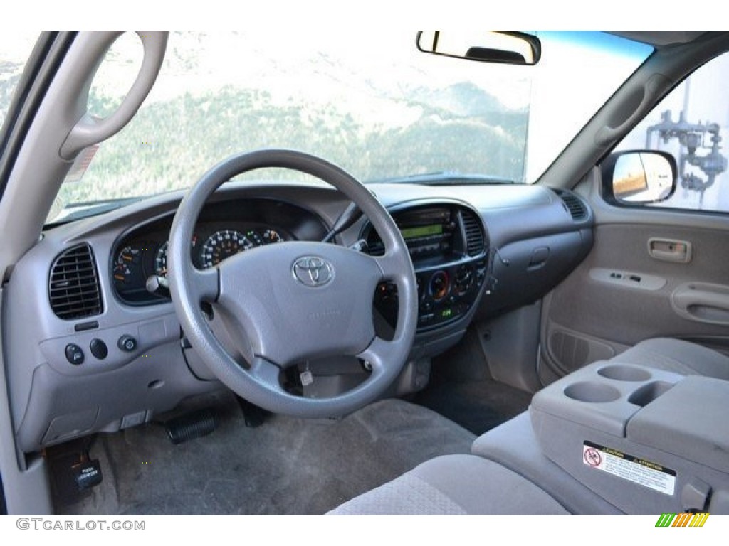 2003 Tundra SR5 Access Cab 4x4 - Natural White / Gray photo #10