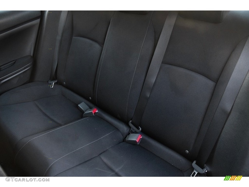 2017 Civic LX Sedan - Aegean Blue Metallic / Black photo #14