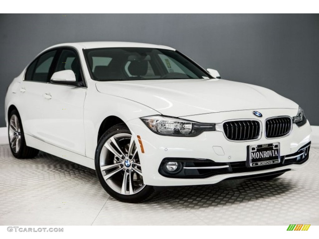 2017 3 Series 330i Sedan - Alpine White / Black photo #12