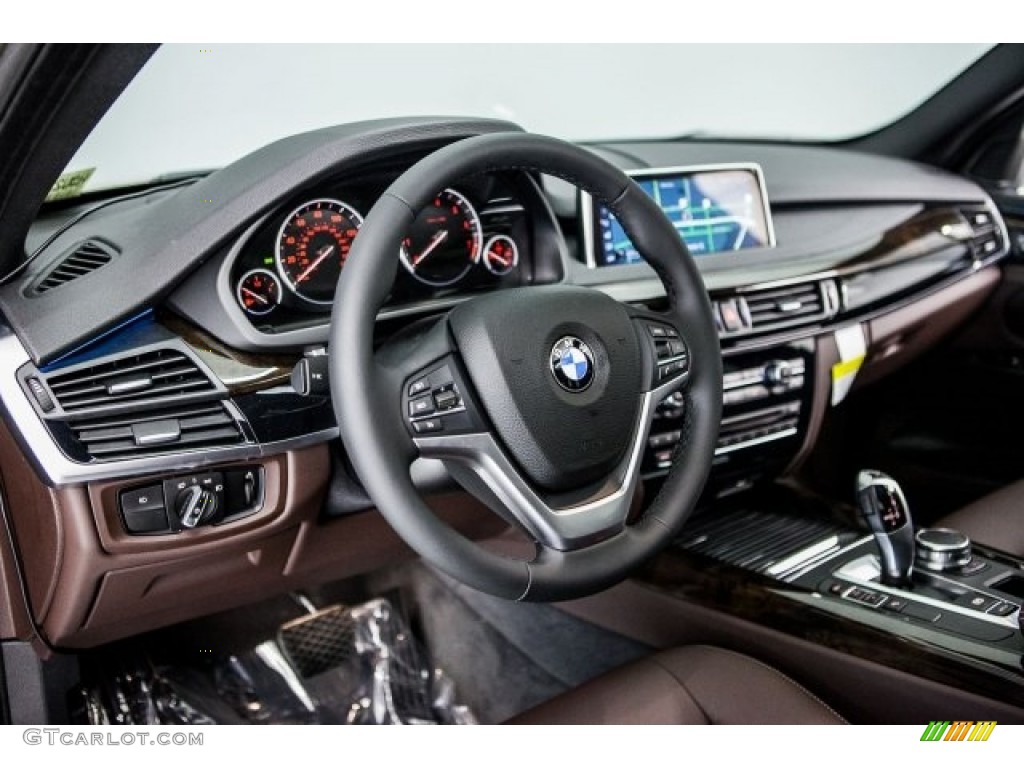 2017 BMW X5 sDrive35i Mocha Dashboard Photo #117843381