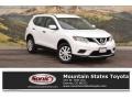 2016 Glacier White Nissan Rogue S AWD  photo #1