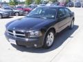 2008 Brilliant Black Crystal Pearl Dodge Charger R/T  photo #4