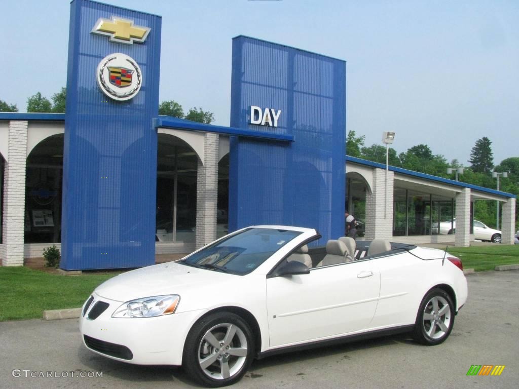 2006 G6 GT Convertible - Ivory White / Light Taupe photo #1