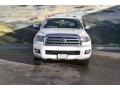 2017 Blizzard Pearl White Toyota Sequoia Platinum 4x4  photo #2