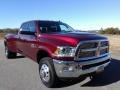 2017 Delmonico Red Pearl Ram 3500 Laramie Crew Cab 4x4 Dual Rear Wheel  photo #4