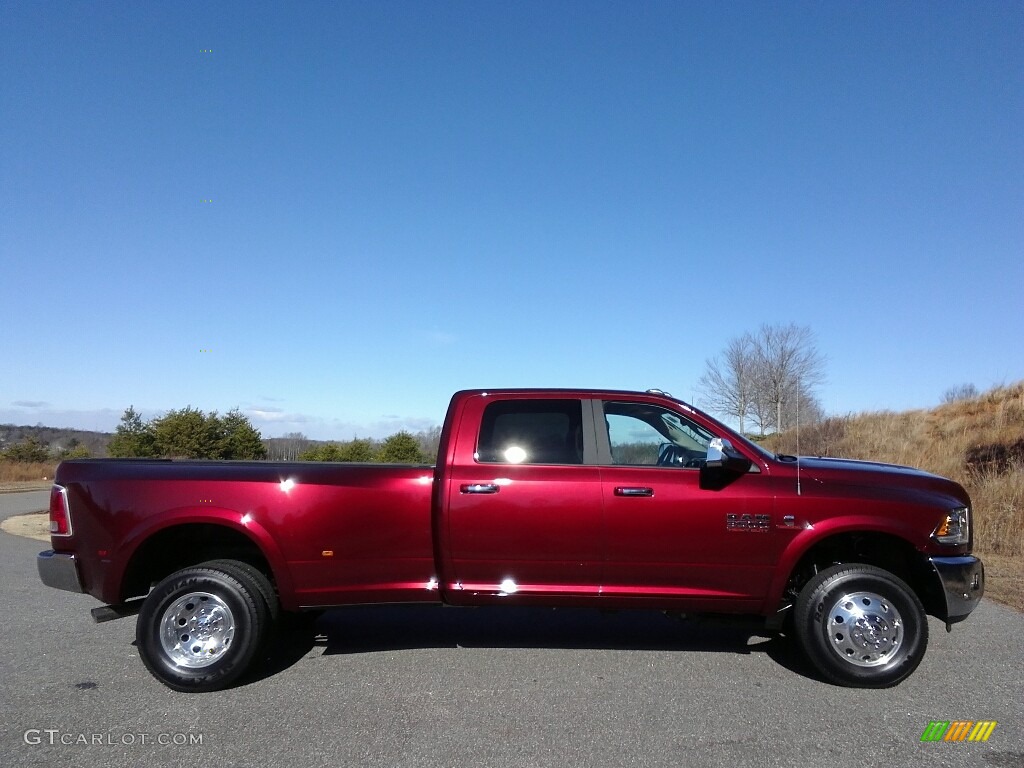 Delmonico Red Pearl 2017 Ram 3500 Laramie Crew Cab 4x4 Dual Rear Wheel Exterior Photo #117849871