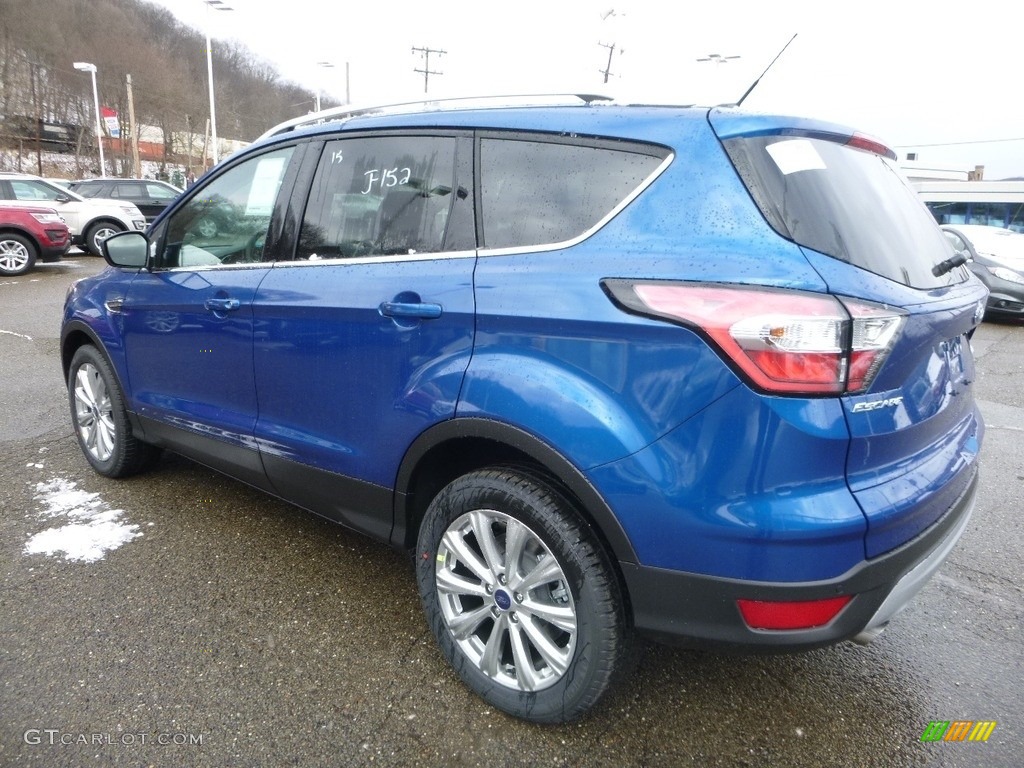 2017 Escape Titanium 4WD - Lightning Blue / Charcoal Black photo #4