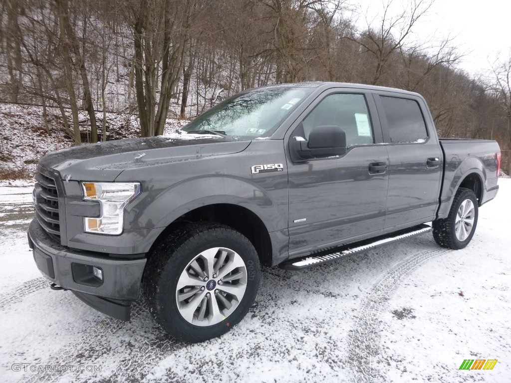 2017 F150 XLT SuperCrew 4x4 - Magnetic / Black photo #7