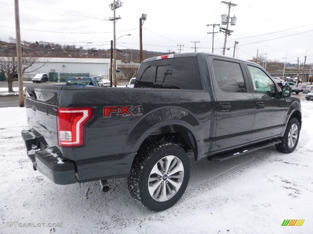 2017 F150 XLT SuperCrew 4x4 - Lithium Gray / Black photo #3