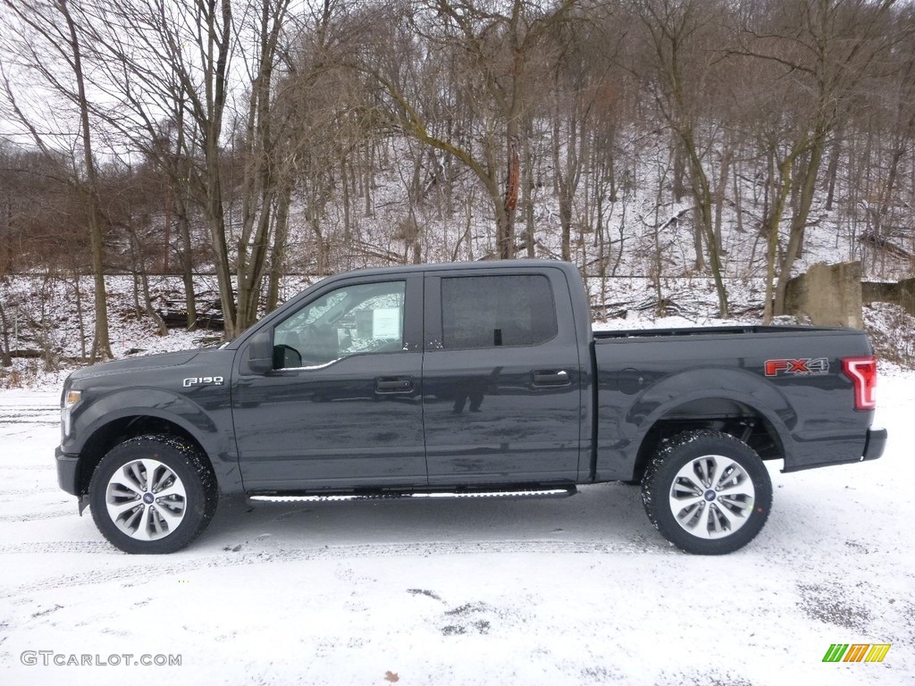 2017 F150 XLT SuperCrew 4x4 - Lithium Gray / Black photo #6