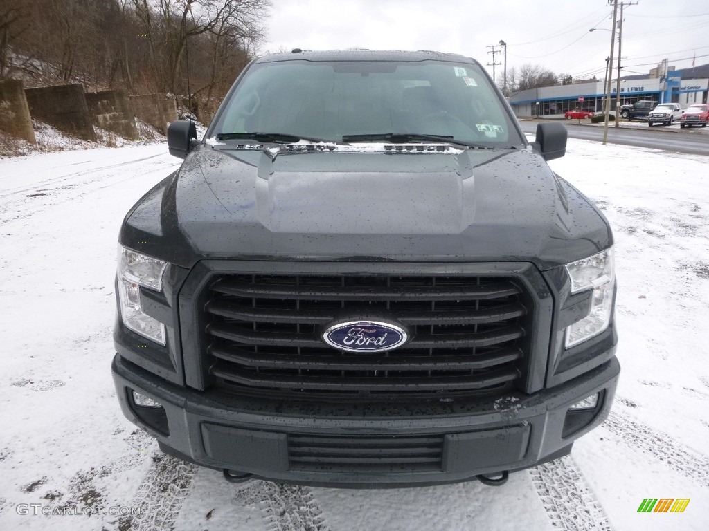 2017 F150 XLT SuperCrew 4x4 - Lithium Gray / Black photo #8