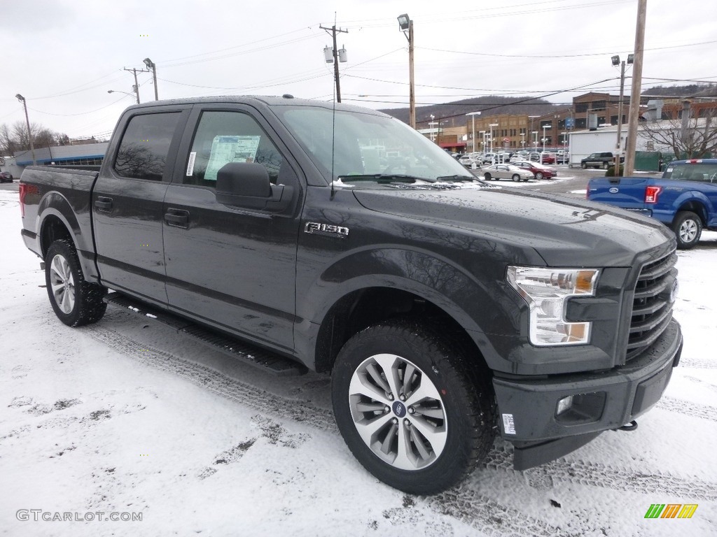 2017 F150 XLT SuperCrew 4x4 - Lithium Gray / Black photo #9