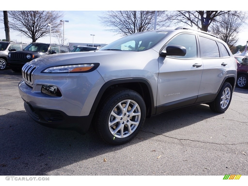 2017 Billet Silver Metallic Jeep Cherokee Sport 117841804 Photo 4