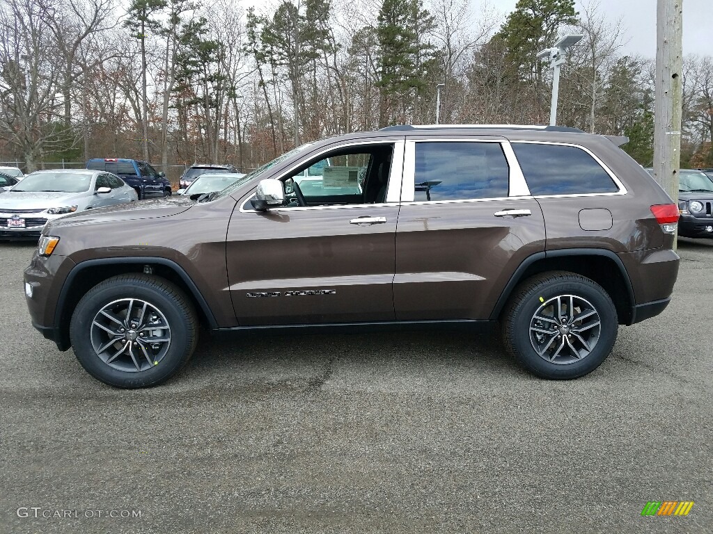 Walnut Brown Metallic 2017 Jeep Grand Cherokee Limited 4x4 Exterior Photo #117853894