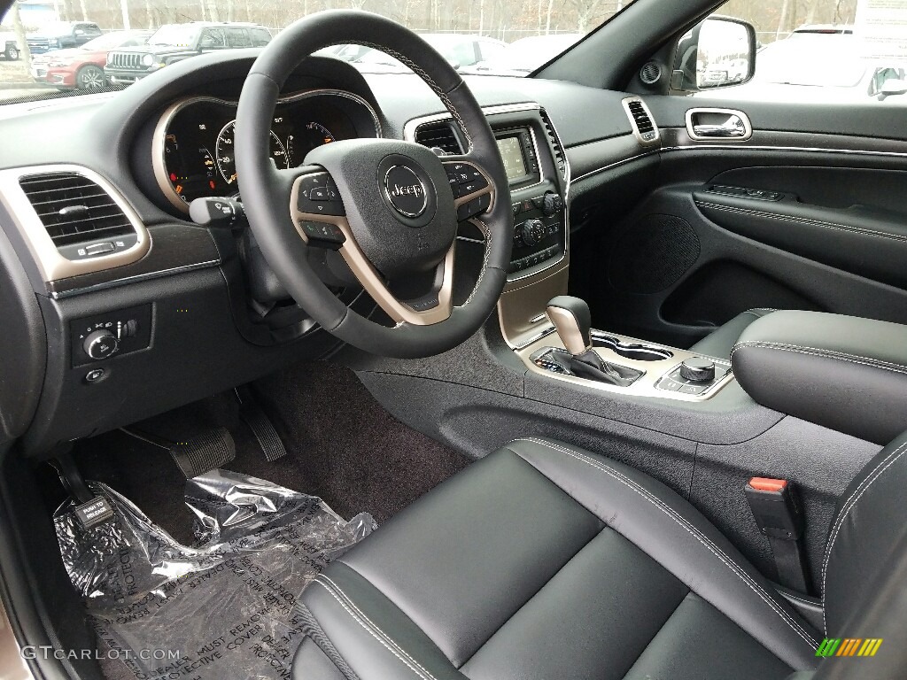 Black Interior 2017 Jeep Grand Cherokee Limited 4x4 Photo #117854035