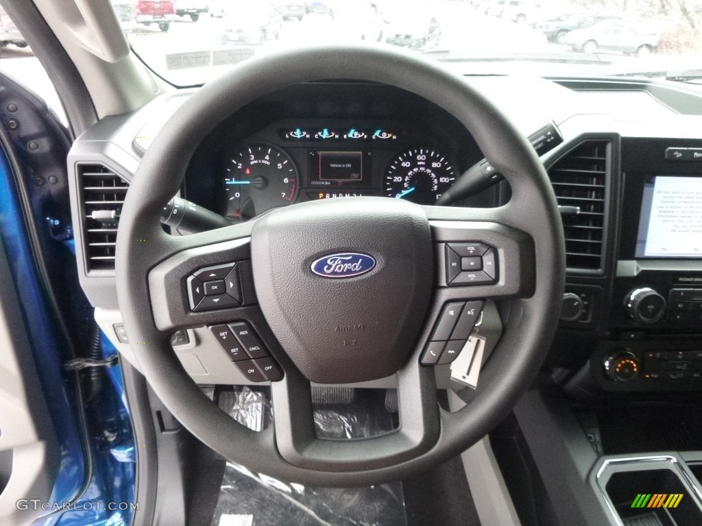 2017 F150 XLT SuperCrew 4x4 - Lightning Blue / Black photo #16
