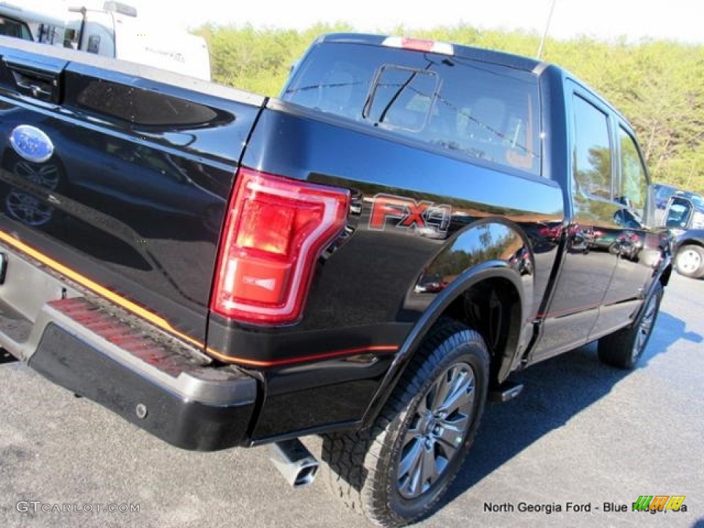 2017 F150 Lariat SuperCrew 4X4 - Shadow Black / Black Special Edition Package photo #36