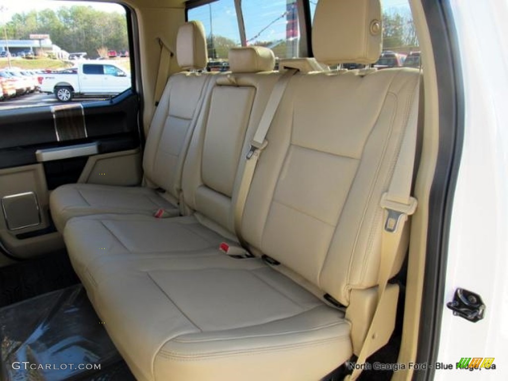 2017 F150 Lariat SuperCrew 4X4 - Oxford White / Light Camel photo #13