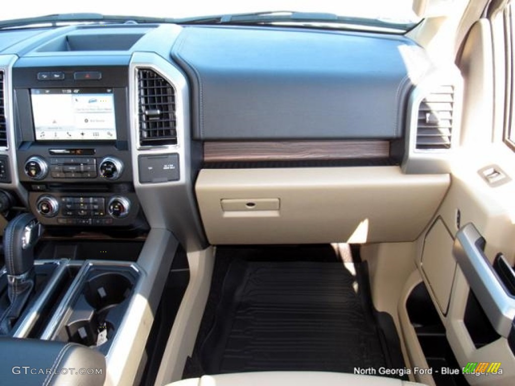 2017 F150 Lariat SuperCrew 4X4 - Oxford White / Light Camel photo #18