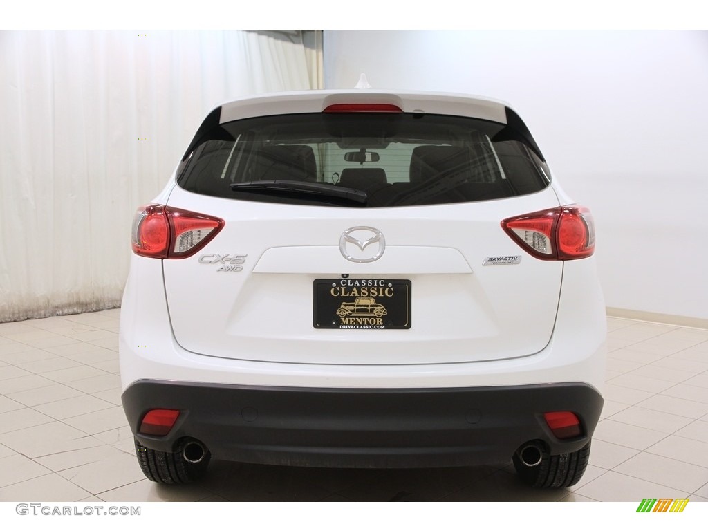 2014 CX-5 Touring AWD - Crystal White Pearl Mica / Sand photo #15
