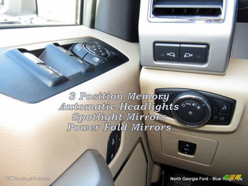 2017 F150 Lariat SuperCrew 4X4 - Oxford White / Light Camel photo #25